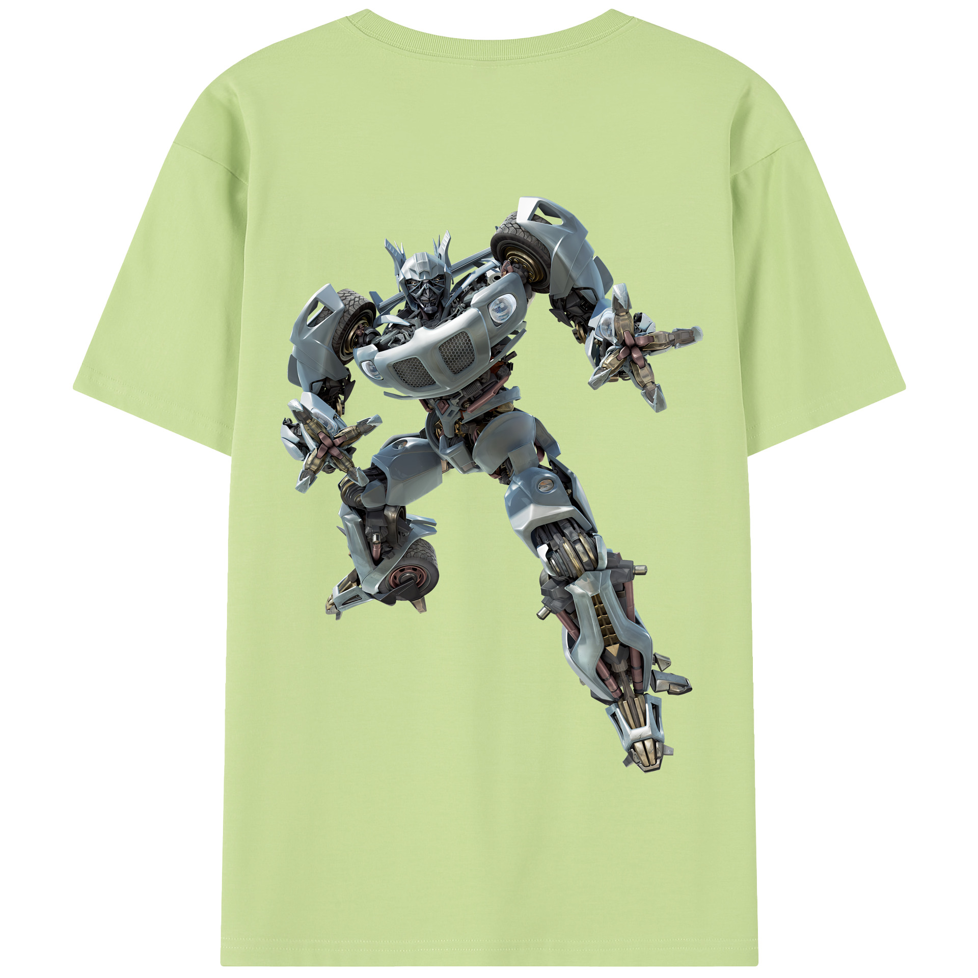 （画像用） Transformers トランスフォーマー 綿100％半袖Tシャツ（背面プリント）